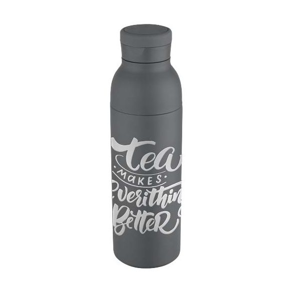 Illuminate 650 ml RCS recycled stainlesss steel double wall insulated water bottle
