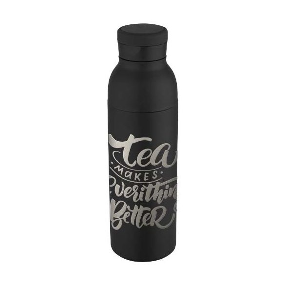 Illuminate 650 ml RCS recycled stainlesss steel double wall insulated water bottle