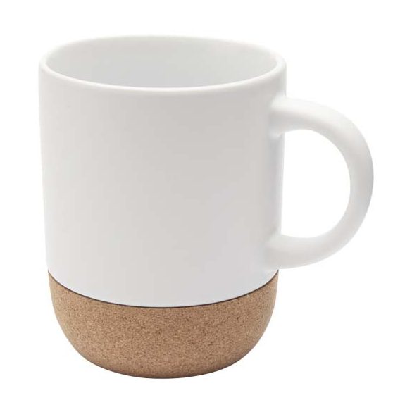 Billie 300 ml ceramic sublimation mug with cork details