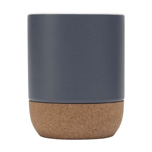 Billie 300 ml ceramic mug with cork details and matt finish