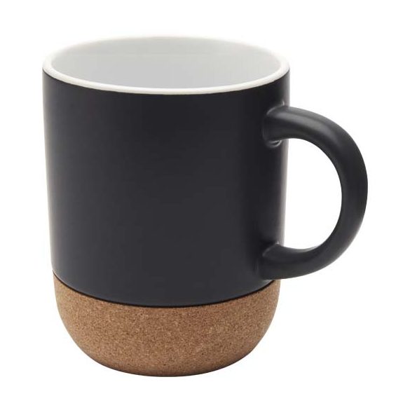 Billie 300 ml ceramic mug with cork details and matt finish