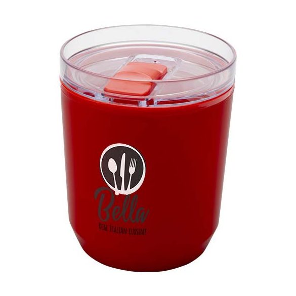 Hudson 180 ml recycled plastic double-wall tumbler