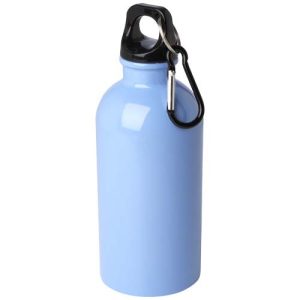Oregon 400 ml RCS certified single wall stainless steel water bottle with carabiner