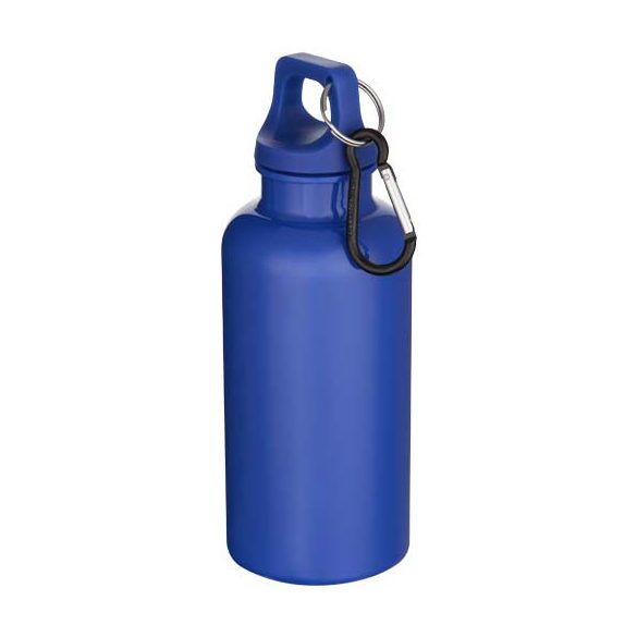 Oregon 400 ml solid colour RCS recycled plastic water bottle with carabiner 