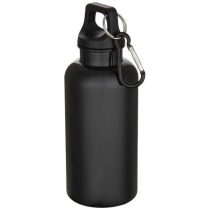   Oregon 400 ml solid colour RCS recycled plastic water bottle with carabiner 