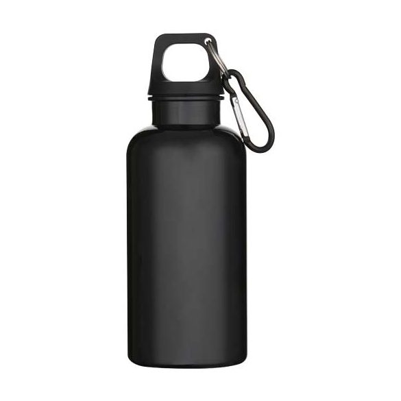 Oregon 400 ml solid colour RCS recycled plastic water bottle with carabiner 