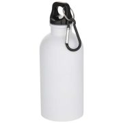   Oregon 400 ml matte RCS recycled single wall stainless steel water bottle with carabiner