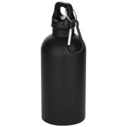   Oregon 400 ml matte RCS recycled single wall stainless steel water bottle with carabiner