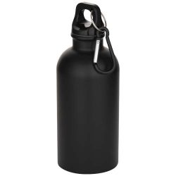   Oregon 400 ml matte RCS recycled single wall stainless steel water bottle with carabiner