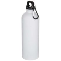   Oregon 750 ml matte RCS recycled single wall stainless steel water bottle with carabiner