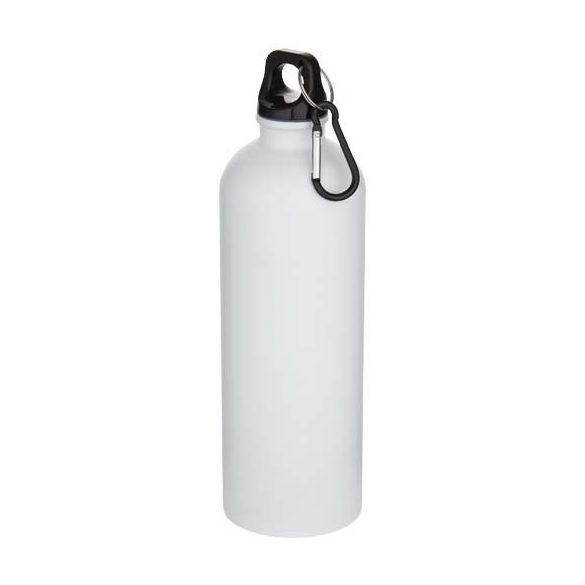 Oregon 750 ml matte RCS recycled single wall stainless steel water bottle with carabiner