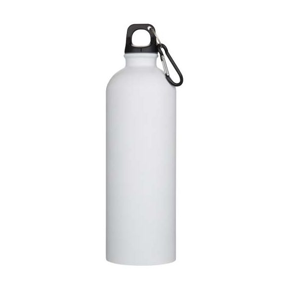 Oregon 750 ml matte RCS recycled single wall stainless steel water bottle with carabiner