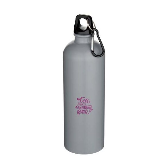 Oregon 750 ml matte RCS recycled single wall stainless steel water bottle with carabiner