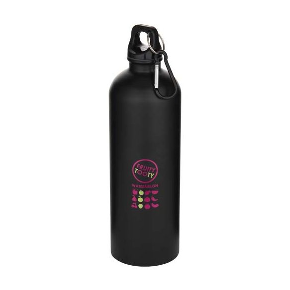Oregon 750 ml matte RCS recycled single wall stainless steel water bottle with carabiner