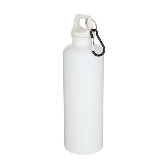 Oregon 750 ml solid colour RCS recycled plastic water bottle with carabiner  