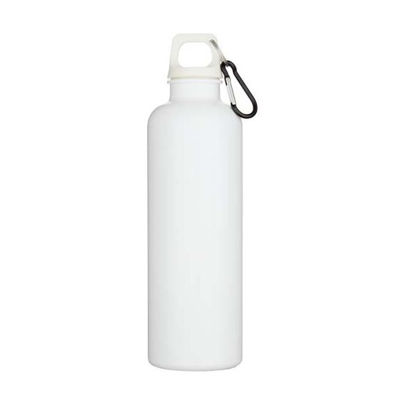 Oregon 750 ml solid colour RCS recycled plastic water bottle with carabiner  