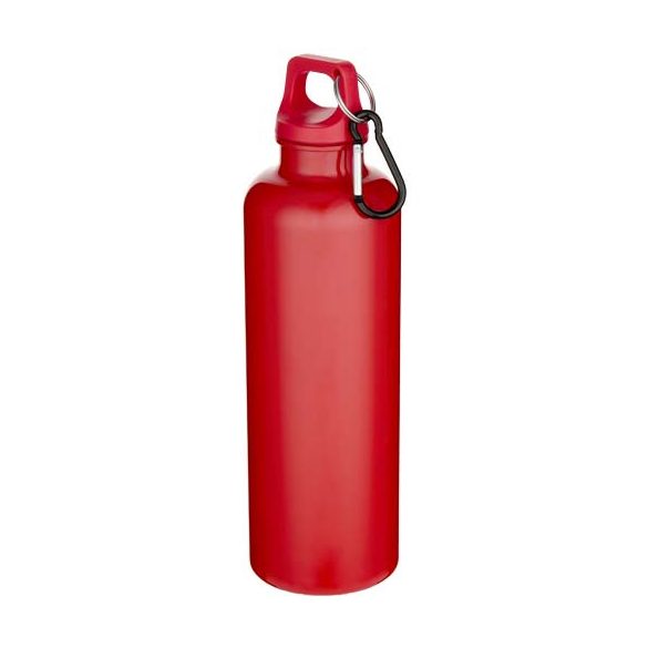 Oregon 750 ml solid colour RCS recycled plastic water bottle with carabiner  