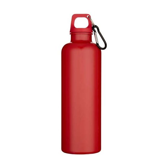 Oregon 750 ml solid colour RCS recycled plastic water bottle with carabiner  