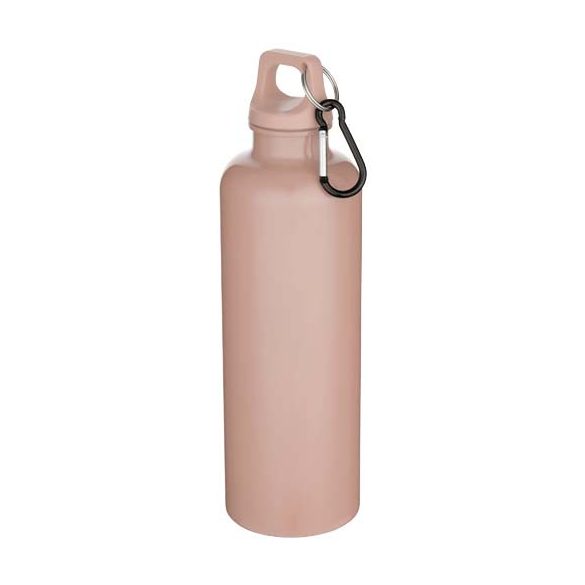 Oregon 750 ml solid colour RCS recycled plastic water bottle with carabiner  