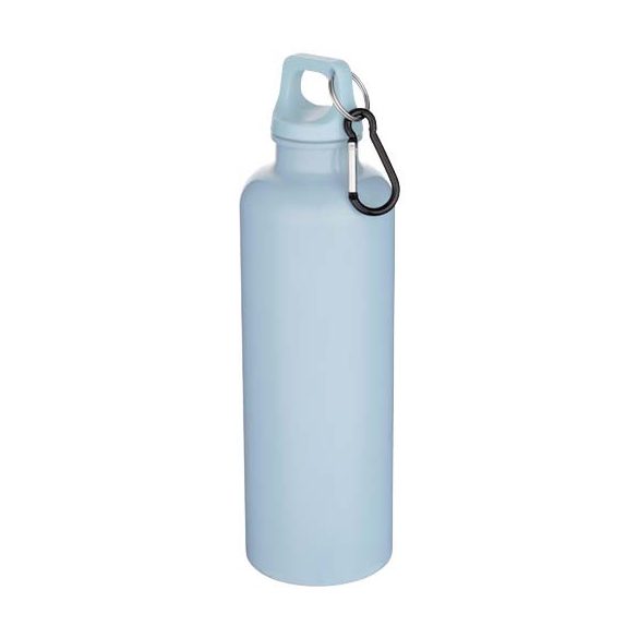 Oregon 750 ml solid colour RCS recycled plastic water bottle with carabiner  