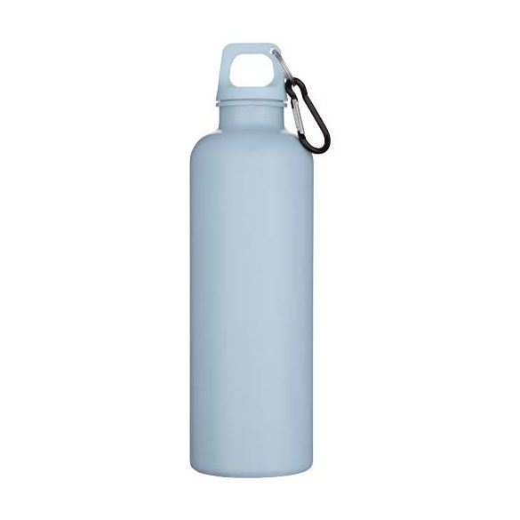 Oregon 750 ml solid colour RCS recycled plastic water bottle with carabiner  