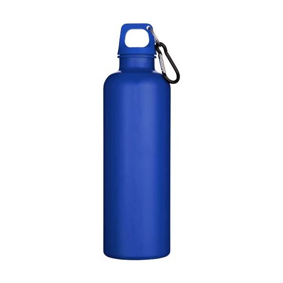 Oregon 750 ml solid colour RCS recycled plastic water bottle with carabiner  
