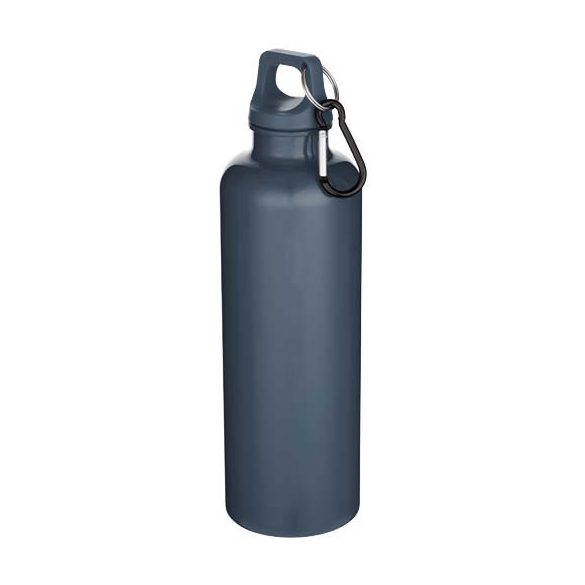 Oregon 750 ml solid colour RCS recycled plastic water bottle with carabiner  