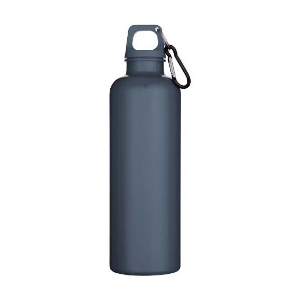 Oregon 750 ml solid colour RCS recycled plastic water bottle with carabiner  