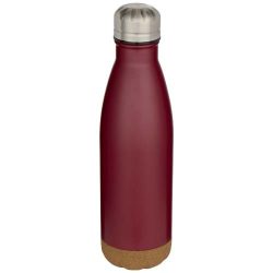   Cove 500 ml double wall vacuum insulated stainless steel water bottle with cork details