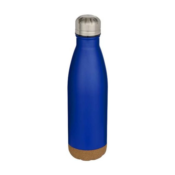 Cove 500 ml double wall vacuum insulated stainless steel water bottle with cork details