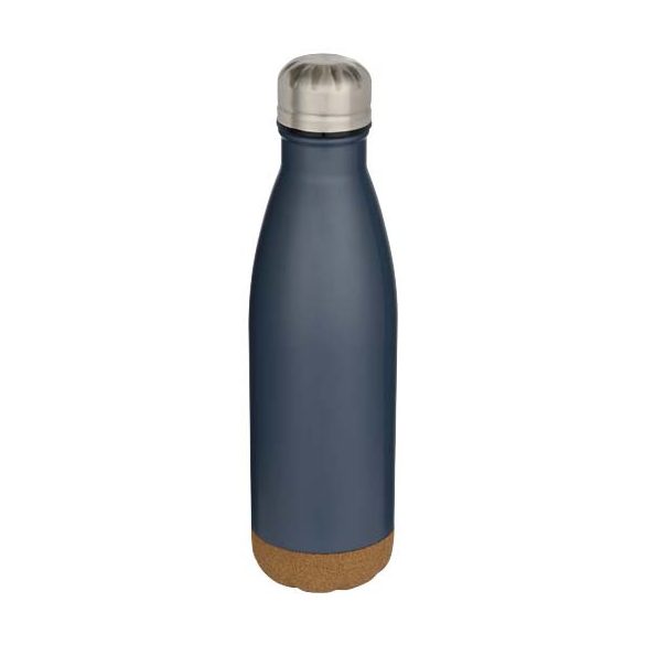 Cove 500 ml double wall vacuum insulated stainless steel water bottle with cork details