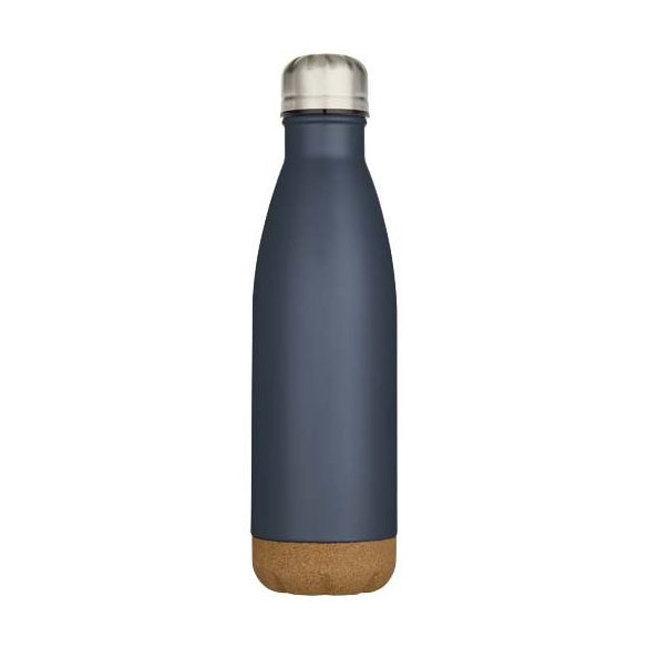 Cove 500 ml double wall vacuum insulated stainless steel water bottle with cork details