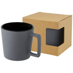 Cali 370 ml ceramic mug with matt finish