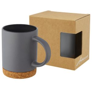 Neiva 425 ml ceramic mug with cork base