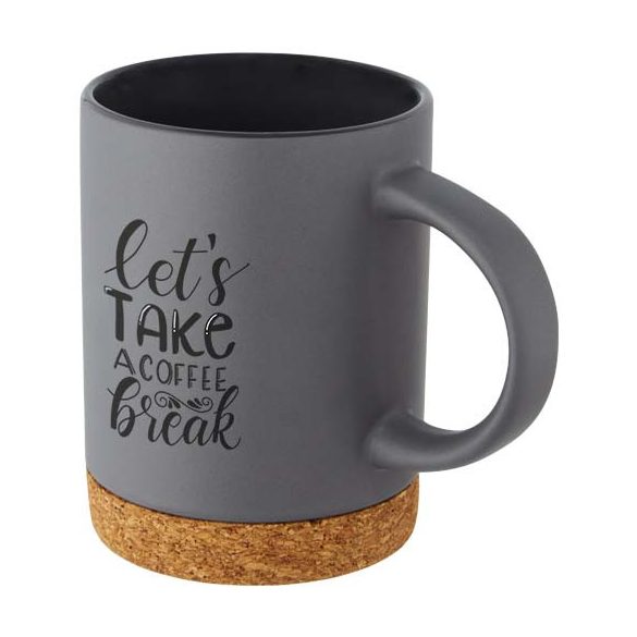 Neiva 425 ml ceramic mug with cork base