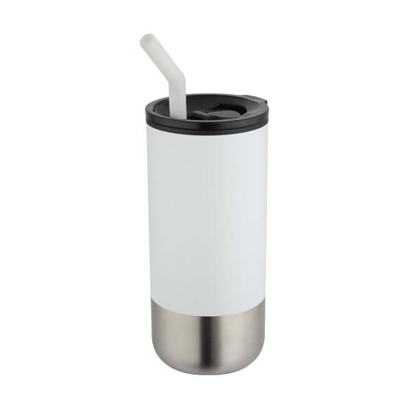 Grayson 480 ml RCS recycled insulated tumbler with straw