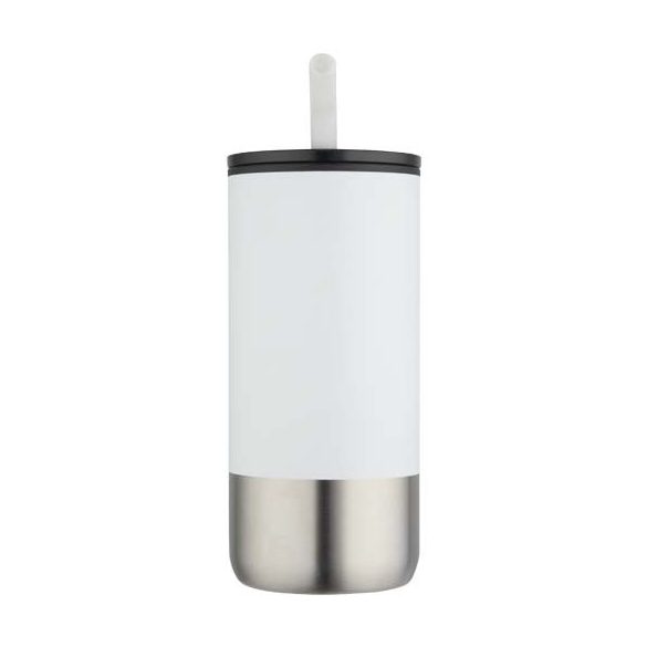 Grayson 480 ml RCS recycled insulated tumbler with straw