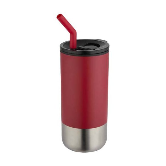 Grayson 480 ml RCS recycled insulated tumbler with straw