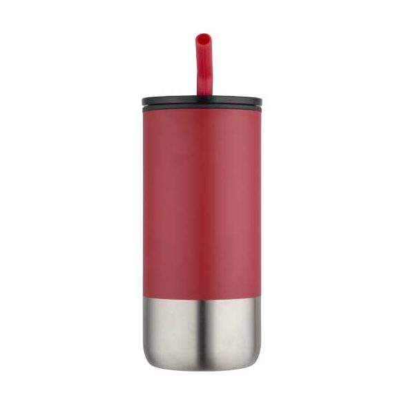 Grayson 480 ml RCS recycled insulated tumbler with straw