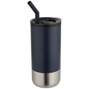 Grayson 480 ml RCS recycled insulated tumbler with straw