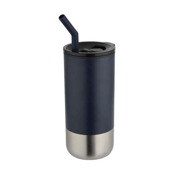 Grayson 480 ml RCS recycled insulated tumbler with straw