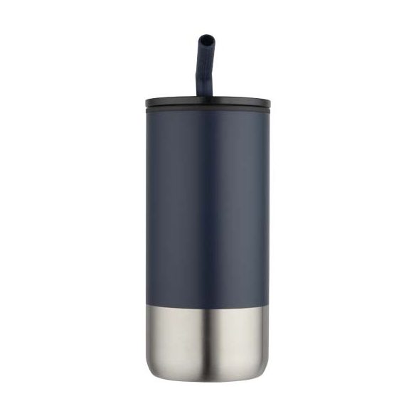 Grayson 480 ml RCS recycled insulated tumbler with straw