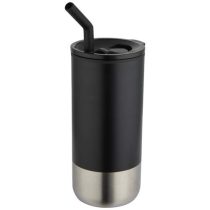 Grayson 480 ml RCS recycled insulated tumbler with straw