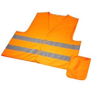 Watch-out XL safety vest in pouch for professional use