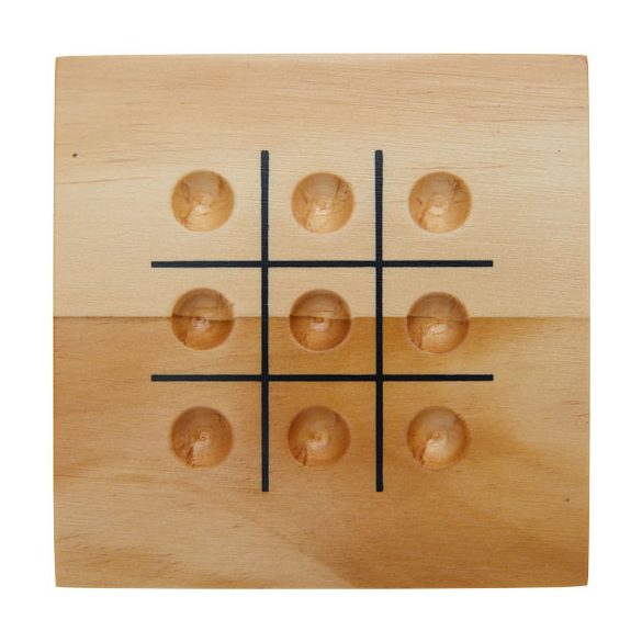 Strobus wooden tic-tac-toe game