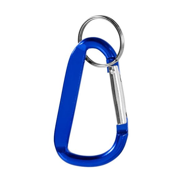 Timor recycled aluminium carabiner keychain