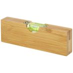 Flush bamboo spirit level with bottle opener