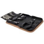 Spike 24-piece RCS recycled plastic tool set with cork pouch