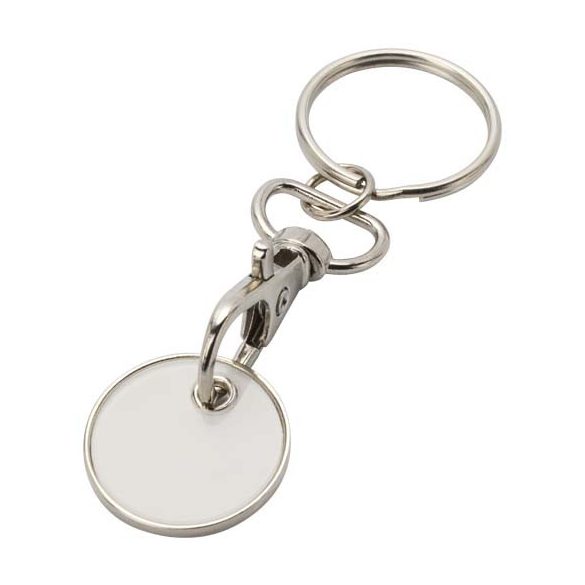 Rory keyring with trolley coin