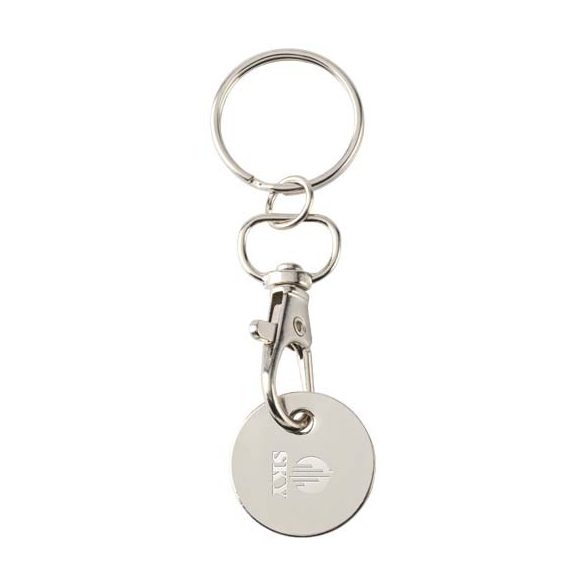 Rory keyring with trolley coin